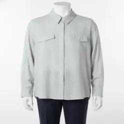 [무료배송] SPAO 투포켓 시스루 셔츠_SPYWG37W91