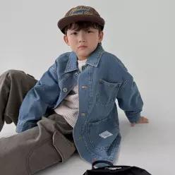 베리클로젯 원스 워크 데님 자켓 남아 여아 아동 어린이 키즈 초등 주니어 가을 간절기 아우터 청자켓 1434