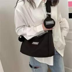 [라일리] Rly 여성 크로스 파우치 사각 포켓 데일리 캐주얼