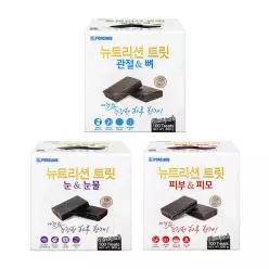 뉴트리션트릿 자이언트팩 100개입 낱개포장 포켄스 강아지 영양제 관절 피부 눈 800g 3종 하루 한 개