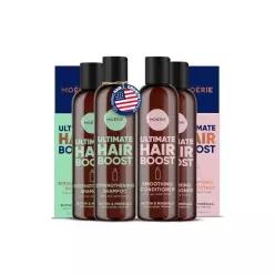 Moerie Hair Growth Shampoo and Conditioner for Women Men, Loss Solution with Biotin Rosemary, Thicke