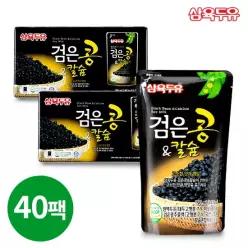 삼육두유 검은콩  칼슘 파우치 190ml 총 40팩