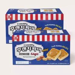 해태 후렌치파이 미니 피넛버터크림 179g x2개