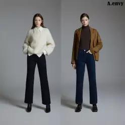 [하프클럽/신세계]에이앤비 릴렉스 니팅 여성 데님 2종 SDGW