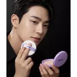 매장정품 LIPHIP 남자 모공 커버오일 컨트롤 롱래스팅 블러 파우더 팩트