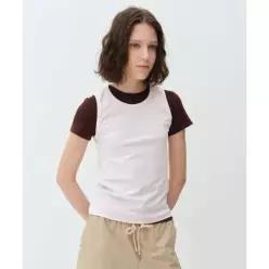 벤시몽 BASIC RIBBED SLEEVELESS - PALE PINK 423575