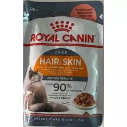 로얄캐닌 캣 헤어앤스킨 파우치 85g X 6개