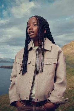 [국내매장] ZARA 여아 소프트 벌룬 재킷 - 샌드 8491/710/711 555781