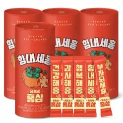 [대상웰라이프] 힘내세홍 꿀홍시 홍삼 (10g x 20포),4통