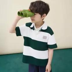 빈폴 키즈 HUNTER 피케 칼라 티셔츠 그린 BI6642U06M 6536921