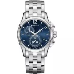 Hamilton 해밀턴 H32612141 Jazz 마스터 Chrono 쿼츠 1.7 인치 (42mm) 아날로그 블루 다이얼 남성용 손목시