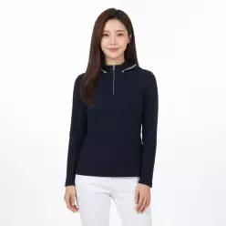 올포유 여성 미니 후드 골지 반집업 티셔츠 AWTHM2381-915 469652
