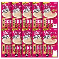 이나바 SC-71 챠오츄르 참치 4p x 10개묶음 (14g x40p) 고양이 츄르 간식_T