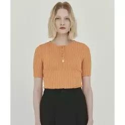 벤시몽 HALF KNIT JERSEY - OREANGE 423677