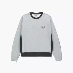 마리떼프랑소와긴팔티 NQJ MFG45FSW232HGY CLASSIC LOGO SIDE COLOR BLOCK SWEATSHIRT heather g