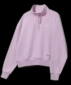 지프 360g WOMEN MLogo 하프집업 맨투맨 (JQ5TSF838LP)