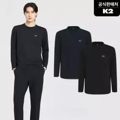[K2] 남성 2PACK 기능성 긴팔 라운드 티셔츠_GMU26281