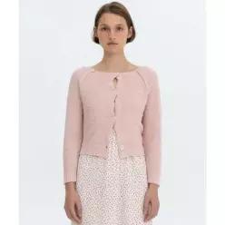 벤시몽 BOUCLE KNIT CARDIGAN - PINK 423729