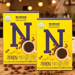 노브랜드 까페N 헤이즐넛향 100개입, 2개