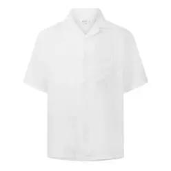 Maison Kitsune 메종 키츠네 남성 린넨 리조트 긴소매 셔츠 - 화이트 7833307