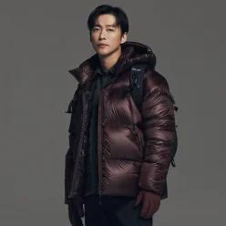 내셔널지오그래픽 구스다운이라 가볍고 따뜻한 인기 많은 남자 겨울 거위털 후드패딩 다운자켓 305409