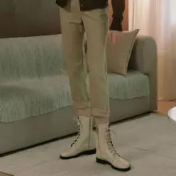 [10월 29일 배송] KERRIJADE FLAT 플랫 Walker BTS 부츠_Ivry