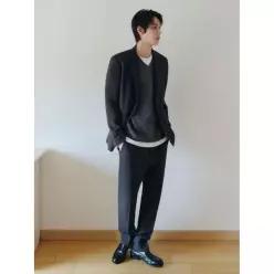 TOPTEN 남성 테이퍼드 슬랙스 셋업가능MSG3PP1401