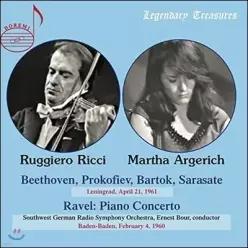 [CD] Martha Argerich / Ruggiero Ricci 루지에로 리치 마르타 아르헤리치 리사이틀 - 베토벤 / 프로코피에프 / 버르토크 / 사라사테 (Beethoven / Prokofiev / Bartok / Sarasate)