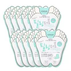 소프리스 풋 필링 더블 에센스 마스크 10매