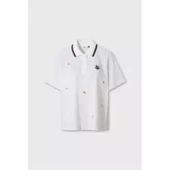 WAAC Women Knit Collar Loose-Fit Polo WWTCM26500WHX 6450876
