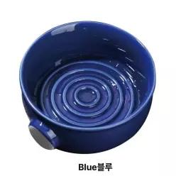 면도 거품 보울 이발소 쉐이빙볼 시즌 닥터라이언 파란색