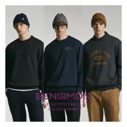 Bensimon 벤시몽 남성 그래픽 보아퍼 맨투맨 3종택일