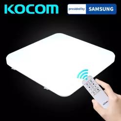코콤 나우 사각 리모컨 LED 방등 60W 485mm 밝기조절 안방등 아이방등 주광색