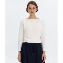벤시몽 BOUCLE KNIT PULL OVER - IVORY 423805
