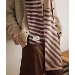 벤시몽 COLOR BLOCK KNIT MUFFLER - 423808