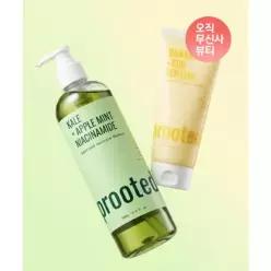 매장정품 PROOTED [케바SET][지성두피/1초물미역] 케일샴푸 + 바나나트리트먼트