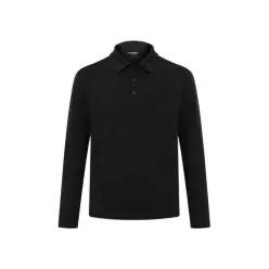 매장정품 EIDER DMU26249Z1 ALIGN 얼라인 남성 긴팔 폴로 티셔츠 Black 스포츠 레저
