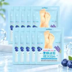 [증량] 소프리스 풋 마사지 더블 에센스 마스크 10매