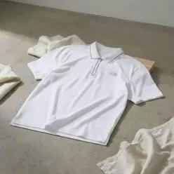 노스페이스 MUST IT_ NT7PS12B 남성 아이스 플렉스 반팔 카라 폴로 WHITE