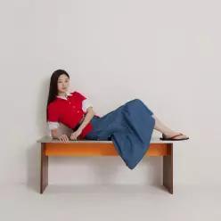 [백화점 정품] 빈폴 레이디스 수피마 코튼 피케 풀오픈 가디건 카디건 레드 BF6542C016