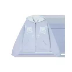 SHAKIRI 샤키 키 스컬 패치 후디 블루 133312922 SH26A-OT02BL