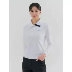 올포유 여성 솔리드 빅카라 티셔츠 AWTPN2381-100