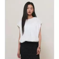 제너럴아이디어 GENERALIDEA 셔링 슬리브리스 티셔츠 블라우스 WHITE / GF2LTS537 GF2LTS537WH 3741675