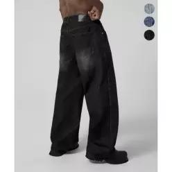 DRIX 12oz 워시드 와이드 데님 팬츠_3color