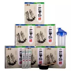 북안동농협 안동마분말 6박스(10gx30포 총180포, 맛책임제 3포, 쉐이커 1개)