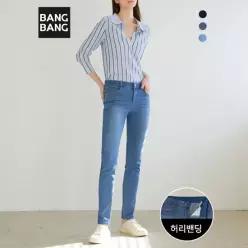 뱅뱅 여성 레귤러핏 스판 데님 3종택1
