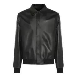 [Q11]펜디 FPJ139ATJZF0GME 남성 가죽자켓 바이커자켓 레더자켓 BLACK LEATHER JACKET