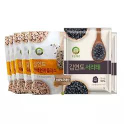 김연도 서리태 1kg 2봉, 오색현미플러스 500g 5봉