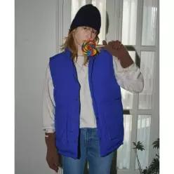 벤시몽 COZY PUFFER VEST - BLUE 423890