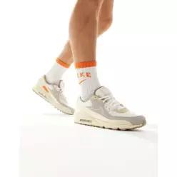 Nike 나이키 에어 맥스 90 스니커즈 오프 화이트와 오렌지 7188105